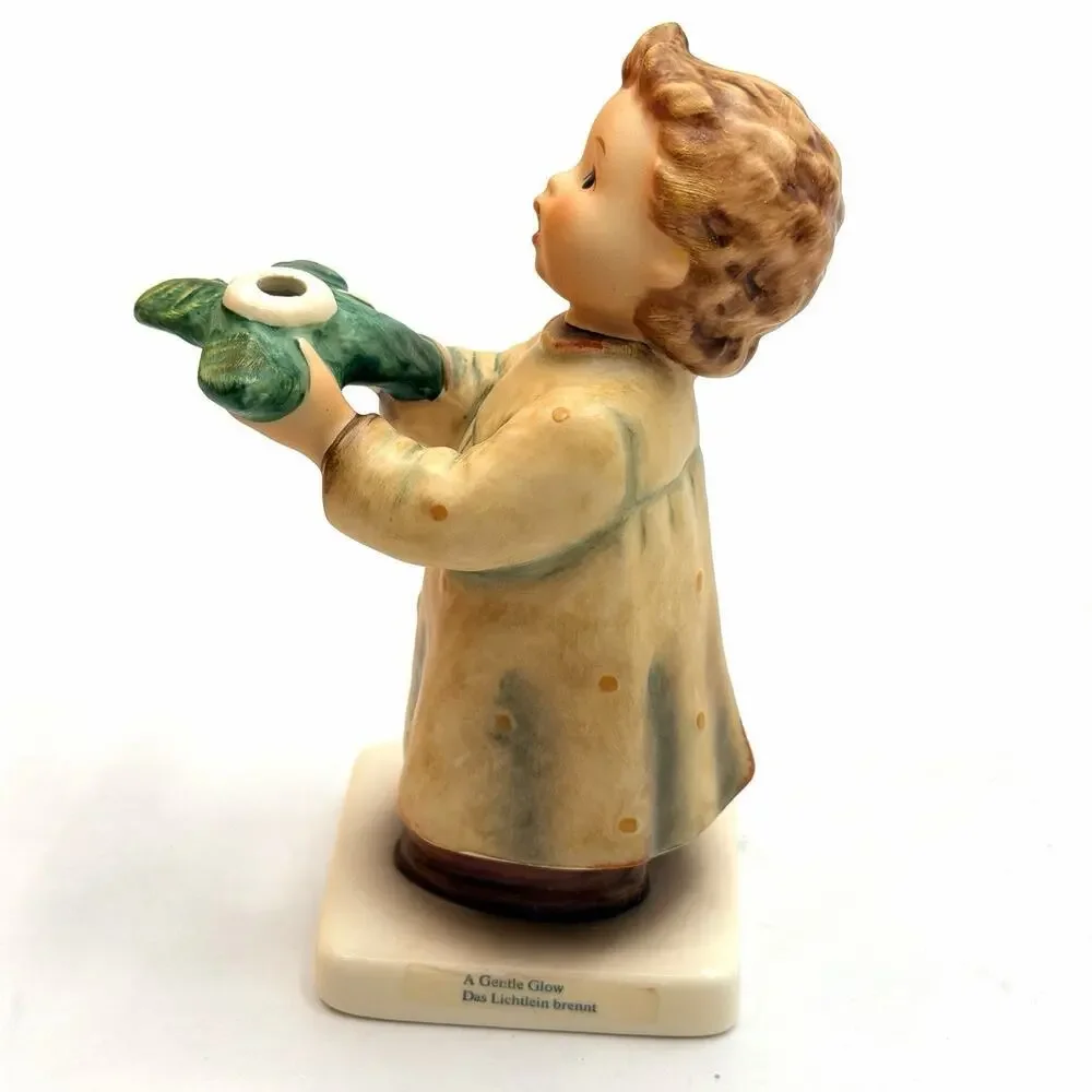 Goebel Hummel Figurine A Gentle Glow Candleholder HUM 439 TMK6 Signed 5.25